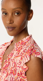 MINI DRESS CALLIE IN PINK EXOTIC FOREST by Poupette St. Barth - Romi Boutique