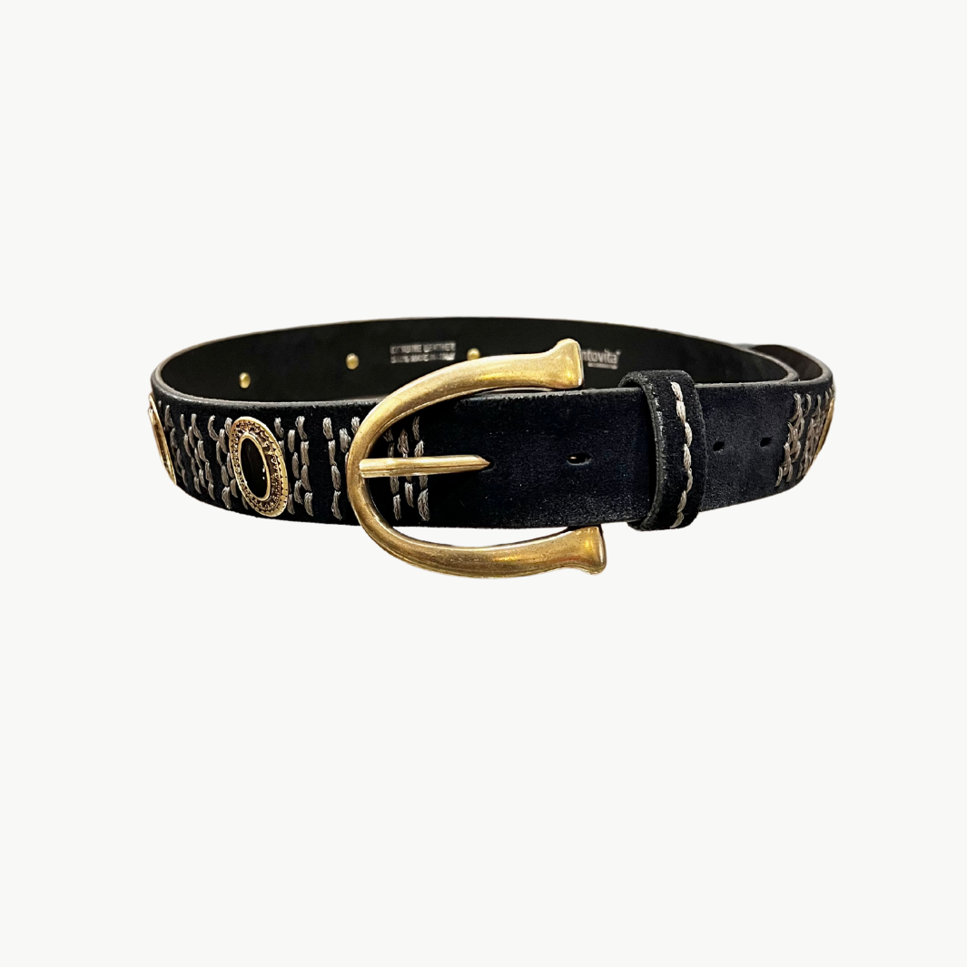 DAKOTA BELT IN BLACK by Puntovita - Romi Boutique