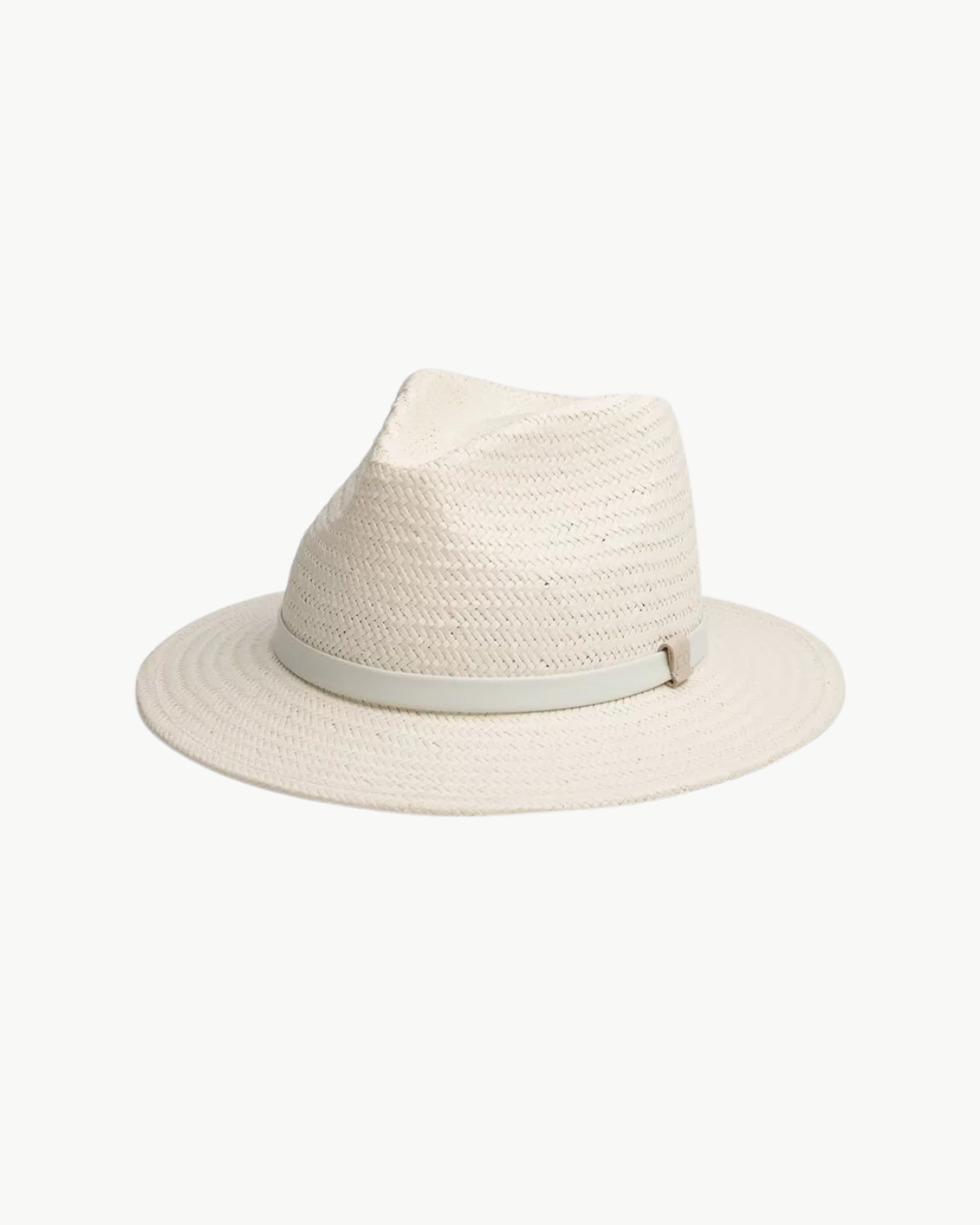 PACKABLE STRAW FEDORA IN IVORY - Romi Boutique