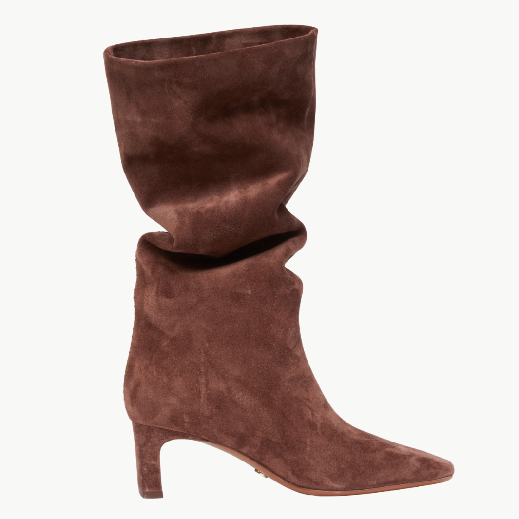 ASTOR BOOT IN MOCHA SUEDE - Romi Boutique