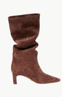 ASTOR BOOT IN MOCHA SUEDE - Romi Boutique