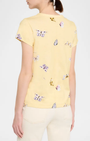 ALL OVER TAMMY BUTTERFLY TEE IN BUTTER MULTI - Romi Boutique