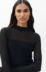 Rag & Bone LUCA MIXED-MEDIA MOCKNECK
