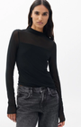 Rag & Bone LUCA MIXED-MEDIA MOCKNECK