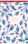 SEASONS GREETINGS HOLLY CARD - Romi Boutique