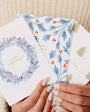 SEASONS GREETINGS HOLLY CARD - Romi Boutique