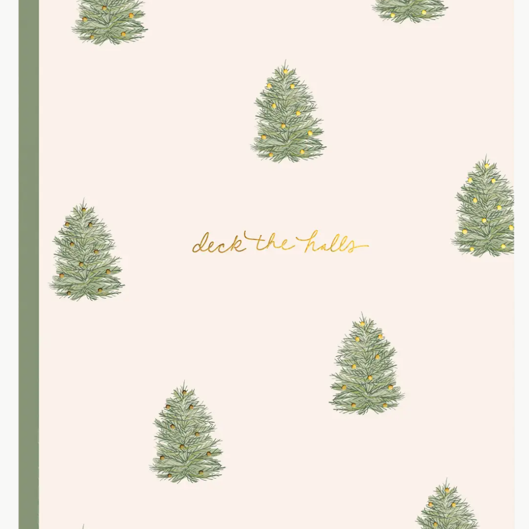 DECK THE HALLS TREES CARD - Romi Boutique