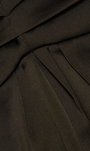 CASSEA PLUNGING MINI DRESS IN DEEP OLIVE - Romi Boutique