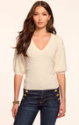 CASSIDEE CASHMERE SWEATER IN IVORY - Romi Boutique