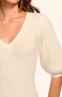 CASSIDEE CASHMERE SWEATER IN IVORY - Romi Boutique