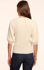 CASSIDEE CASHMERE SWEATER IN IVORY - Romi Boutique
