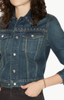 BABY TRUCKER JACKET IN BARELY WORN STUD - Romi Boutique