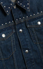 BABY TRUCKER JACKET IN BARELY WORN STUD - Romi Boutique
