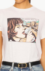 CLASSIC TEE DRINKING ABOUT YOU IN VINTAGE WHITE by Re/Done - Romi Boutique