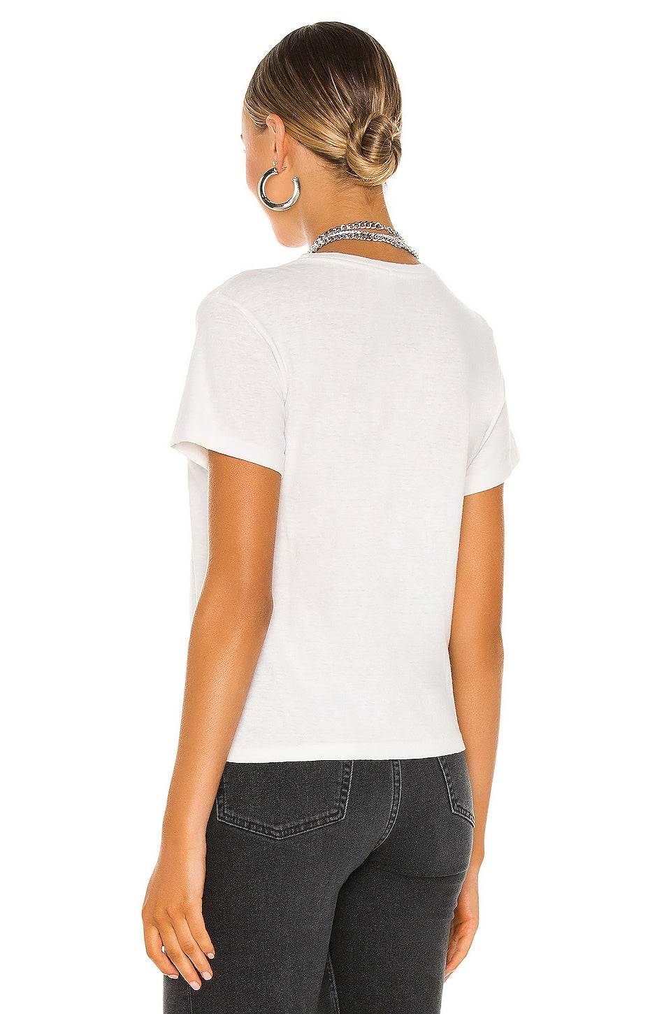 CLASSIC TEE JUST SEND WINE IN VINTAGE WHITE - Romi Boutique