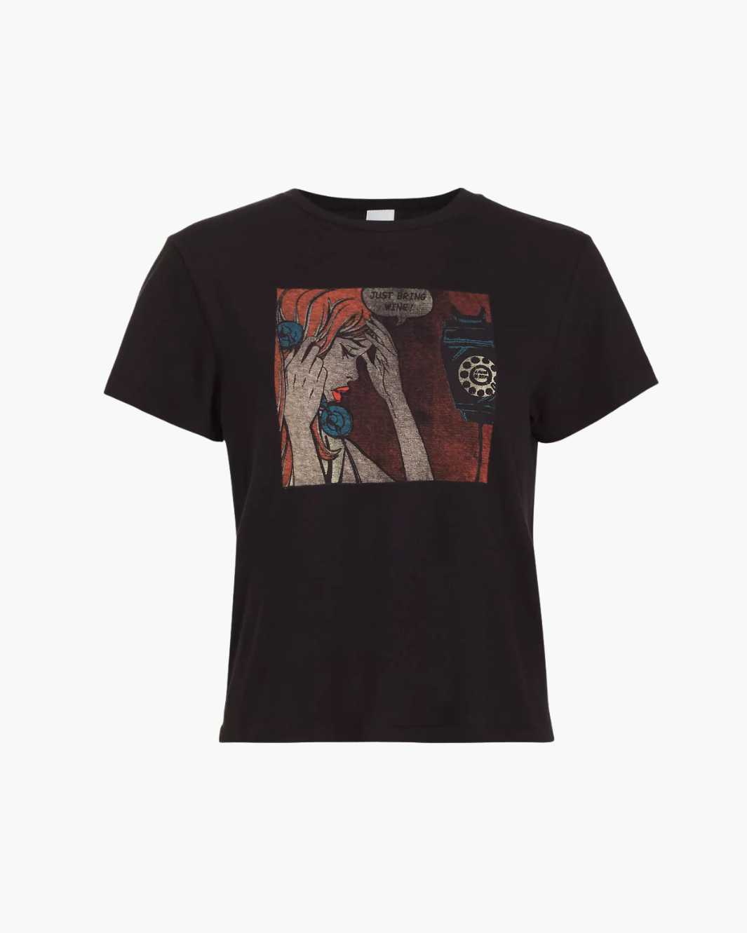 CLASSIC TEE JUST SEND WINE by Re/Done - Romi Boutique