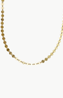 LUXE SEQUIN DISC CHAIN NECKLACE IN GOLD - Romi Boutique