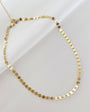 LUXE SEQUIN DISC CHAIN NECKLACE IN GOLD - Romi Boutique