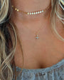 LUXE SEQUIN DISC CHAIN NECKLACE IN GOLD - Romi Boutique