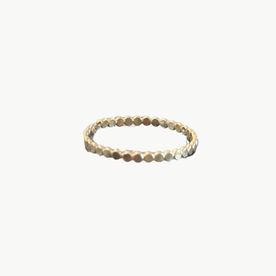 Romi STACKABLE DOTTED RING IN GOLD