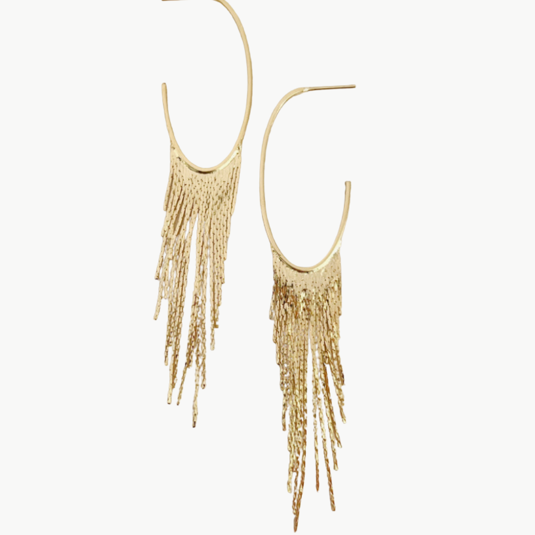 Romi CASCADING HOOPS IN GOLD