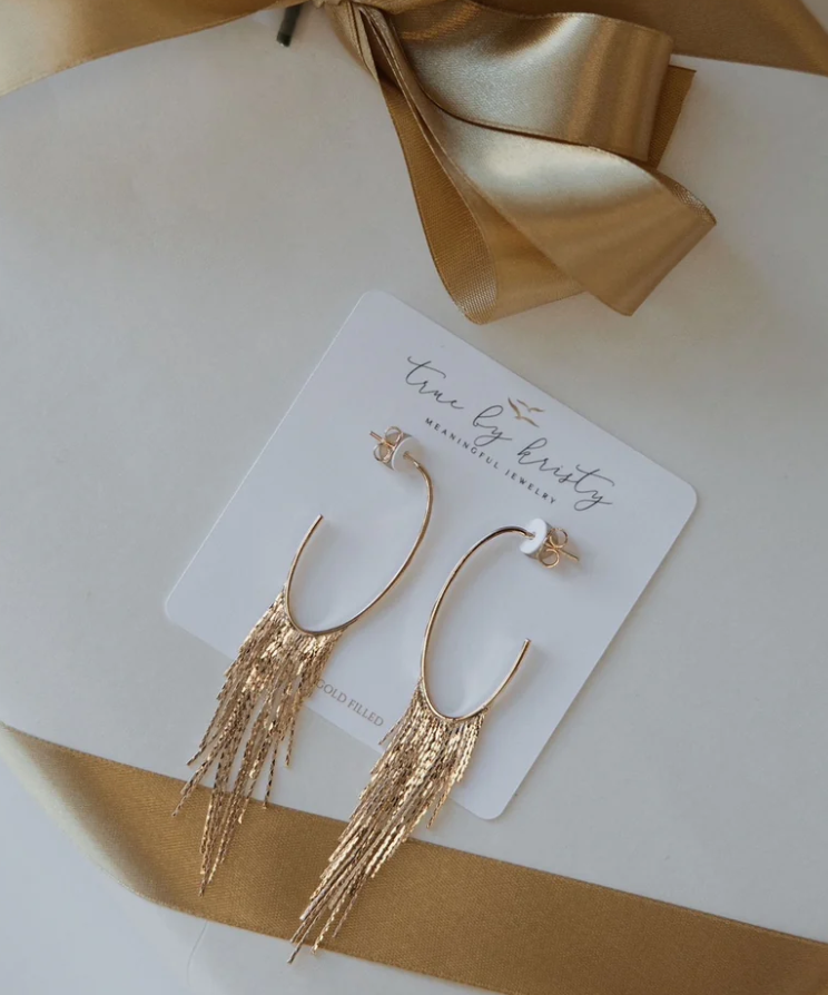 Romi CASCADING HOOPS IN GOLD