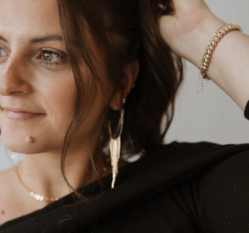 Romi CASCADING HOOPS IN GOLD