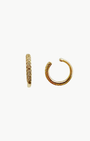 CHARLOTTE PAVE EAR CUFF IN GOLD - Romi Boutique