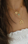 GIDDY UP HORSESHOE NECKLACE IN GOLD - Romi Boutique
