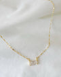 LEIGHTON CZ GOLD FILLED PENDANT NECKLACE IN GOLD by Romi - Romi Boutique