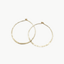 MEDIUM GOLD HOOP EARRING by Romi - Romi Boutique