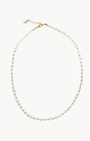 SEA ISLE FRESHWATER RICE PEARL BEADED NECKLACE IN GOLD - Romi Boutique