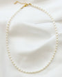 SEA ISLE FRESHWATER RICE PEARL BEADED NECKLACE IN GOLD - Romi Boutique