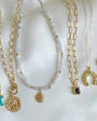 SHAINA PAPERCLIP NECKLACE IN GOLD - Romi Boutique