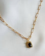 SHAINA PAPERCLIP NECKLACE IN GOLD - Romi Boutique