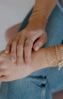 SWEETHEART HEART CHAIN BRACELET IN GOLD - Romi Boutique