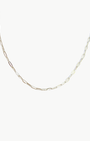 ROSE DAINTY PAPERCLIP CHAIN NECKLACE IN SILVER - Romi Boutique