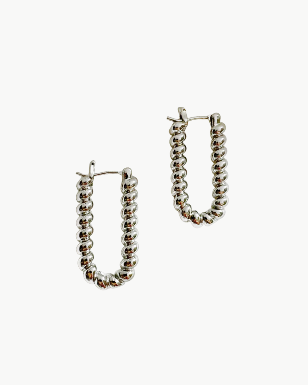 Romi DOCKSIDE HOOPS IN SILVER WHITE GOLD