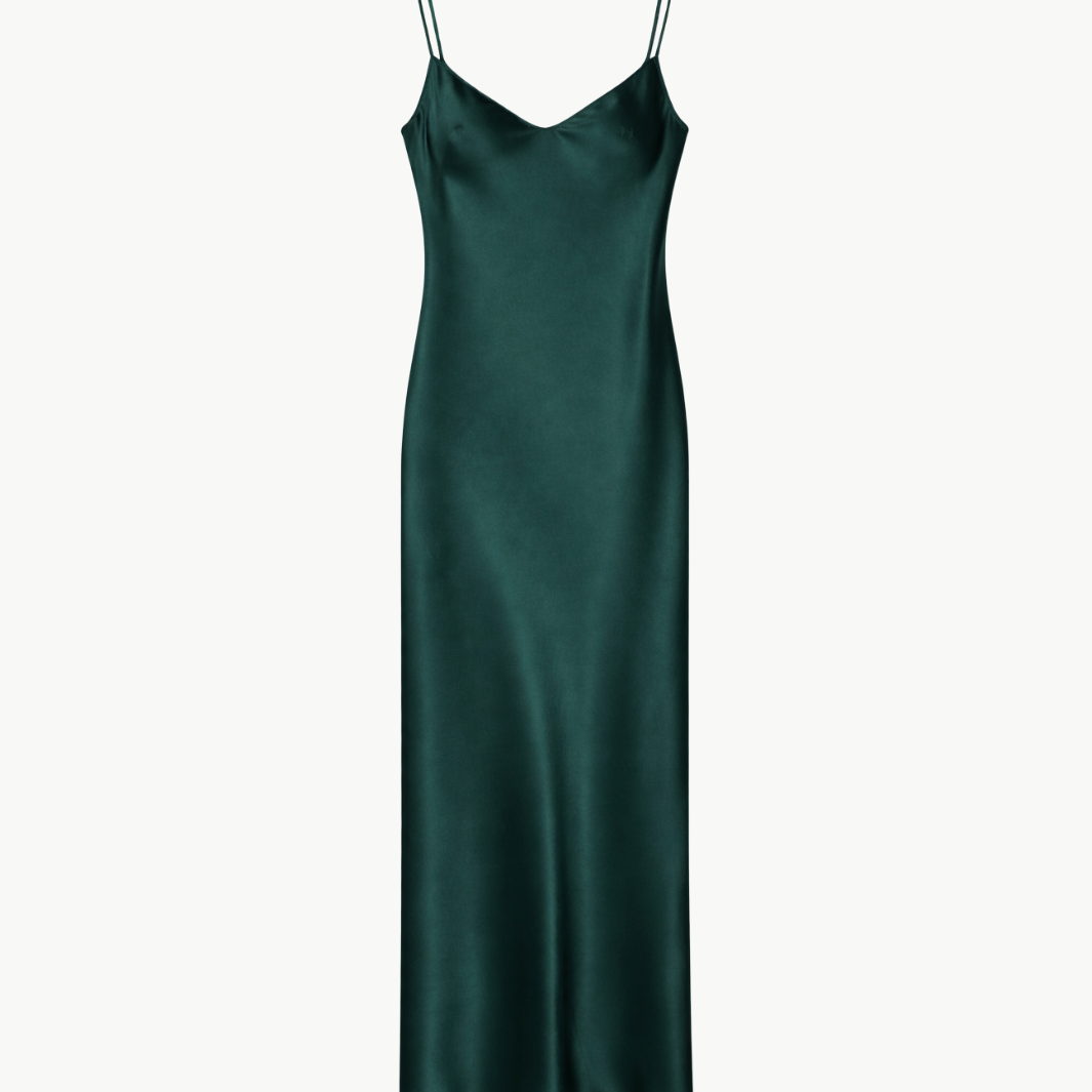 TAYLOR V-NECK BIAS CUT SILK DRESS by Sablyn - Romi Boutique