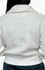 CODY COLLARED ZIP UP JACKET IN GARDENIA by Sablyn - Romi Boutique
