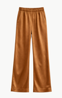 BRYNN HIGH RISE PULL ON WIDE LEG PANT IN TOBACCO - Romi Boutique