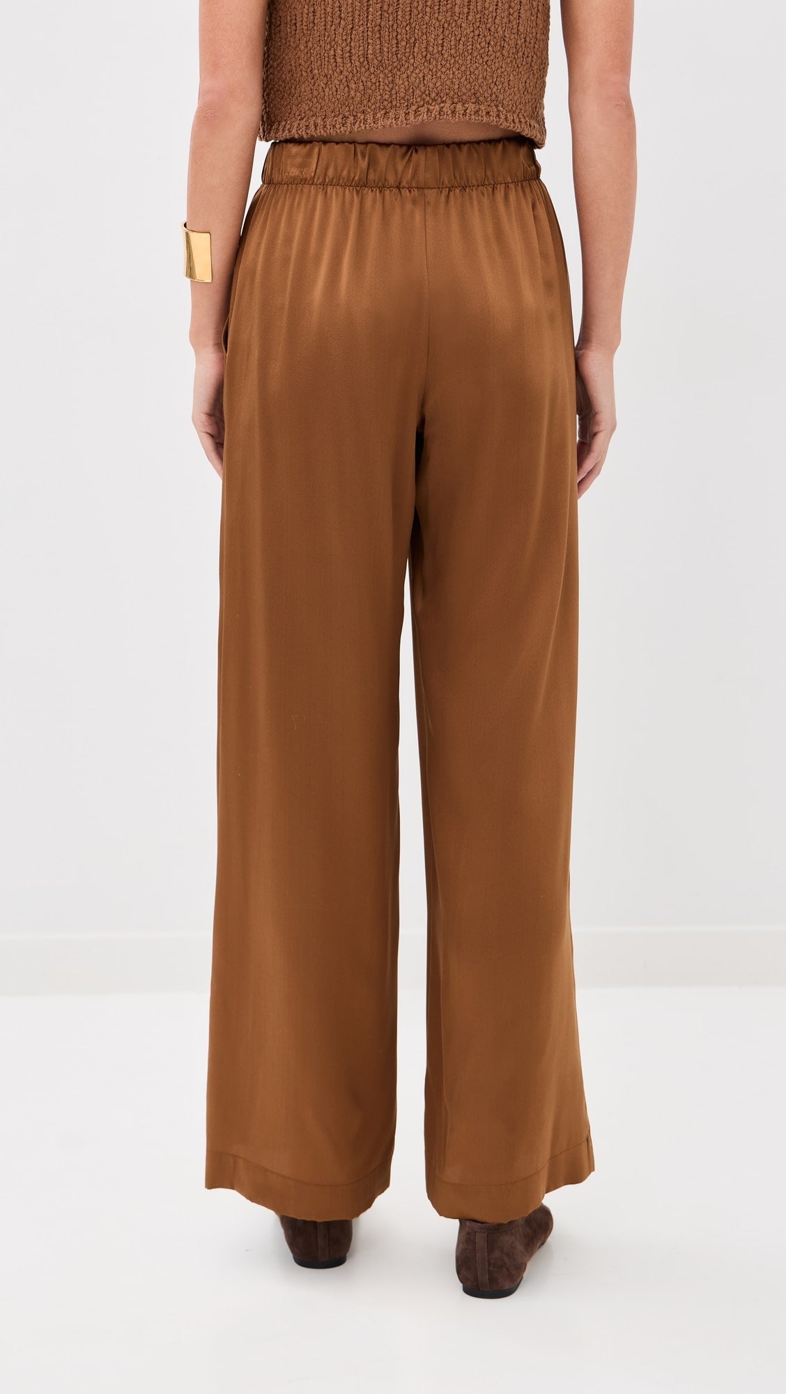 BRYNN HIGH RISE PULL ON WIDE LEG PANT by Sablyn - Romi Boutique