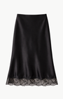 MIRANDA LACE TRIM SILK SKIRT by Sablyn - Romi Boutique