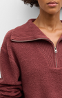 TINSLEY HALF ZIP PULLOVER IN CIMARRON by Sablyn - Romi Boutique