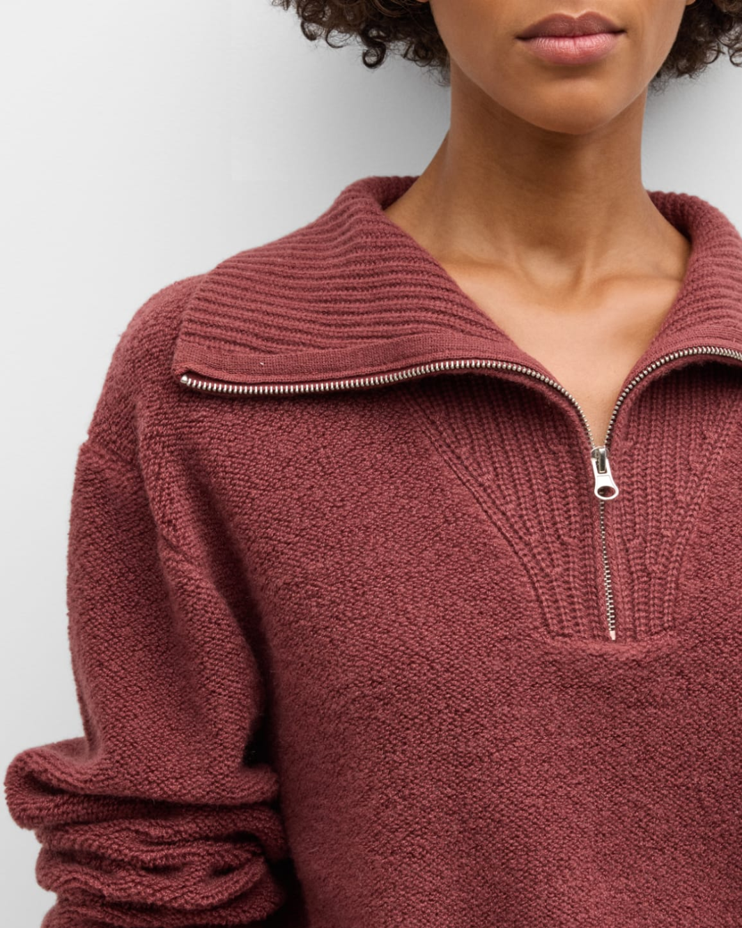 TINSLEY HALF ZIP PULLOVER IN CIMARRON by Sablyn - Romi Boutique