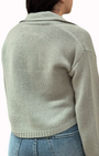 TYRA RELAXED COLLARED CARDIGAN IN EUCALYPTUS by Sablyn - Romi Boutique