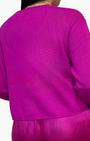 LANCE CROPPED PULLOVER IN MAGENTA by Sablyn - Romi Boutique