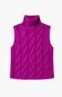 SALVIA SLEEVELESS CASHMERE CABLE TURTLENECK by Sablyn - Romi Boutique