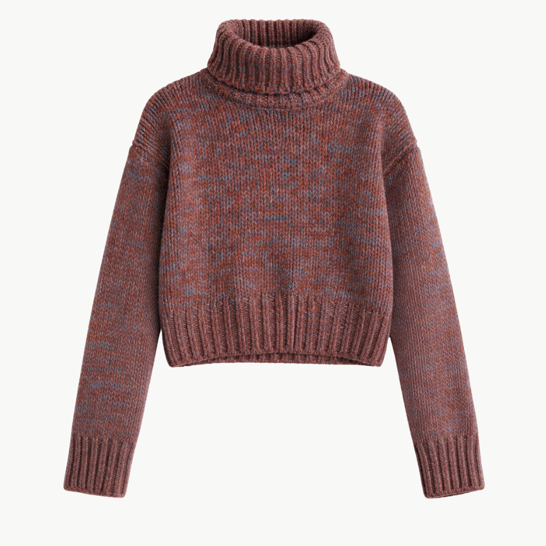 DARCEY CROPPED SLOUCHY TURTLENECK by Sablyn - Romi Boutique