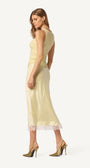 JAMEELA RACERBACK RIB TANK IN PALE CITRON by Sablyn - Romi Boutique